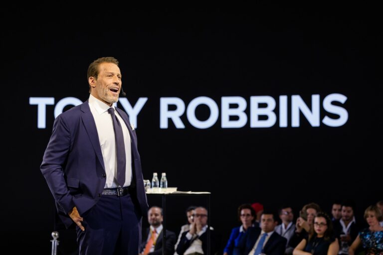 Tony Robbins Inspirational Speaking Photography
