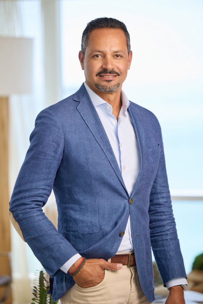 Executive brand portrait in a South Florida office